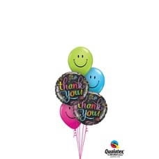 Thank You Chalk Board Smiles Balloon Bouquet